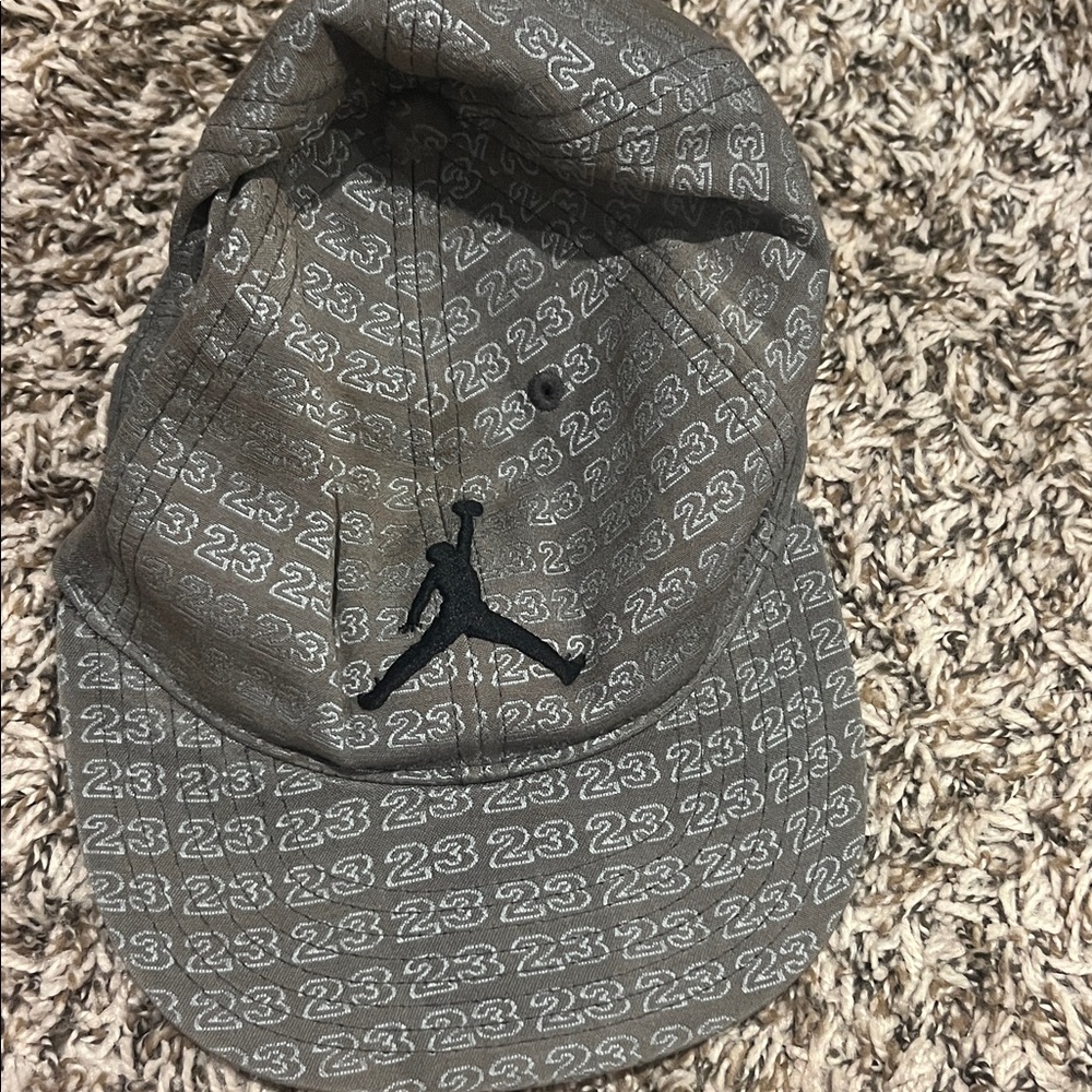 Jordan Kids' Gray 23 Pattern Hat